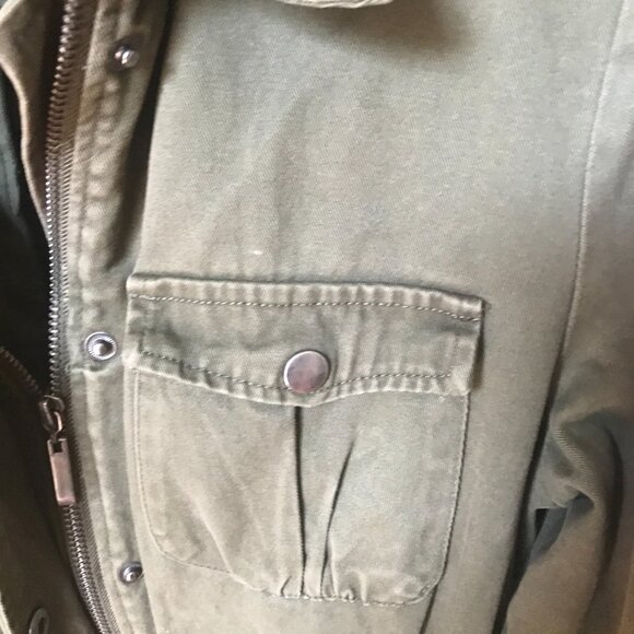 A L CASUAL JACKET MARINE JACKET SZ 4 ZIP/BUTTON FRONT - Picture 4 of 6